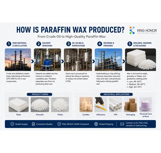 How Is Paraffin Wax Produced? | Process, Types & Industrial Applications